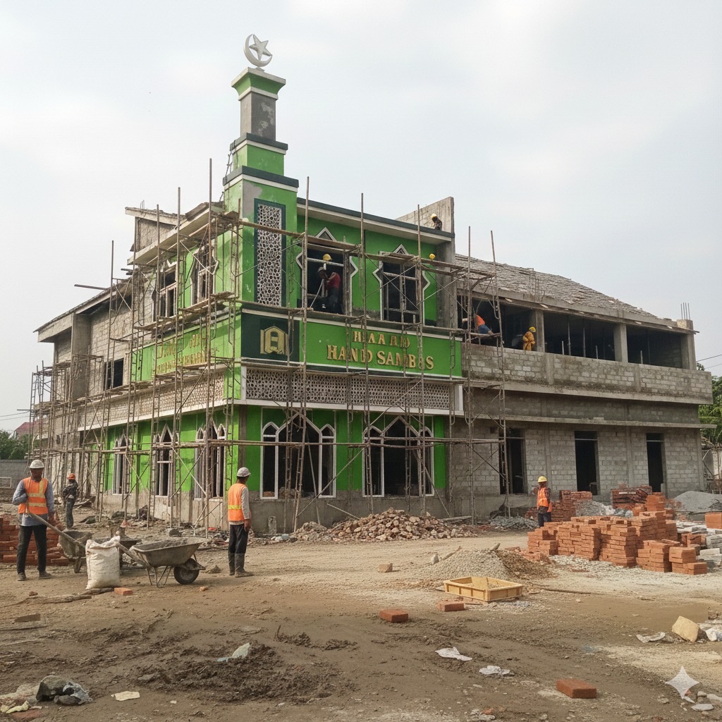 Bangun Masjid, Bangun Rumah di Surga